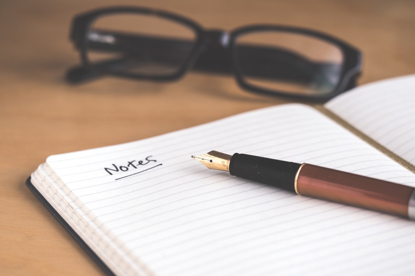 Notebook and pen — drafting and translating